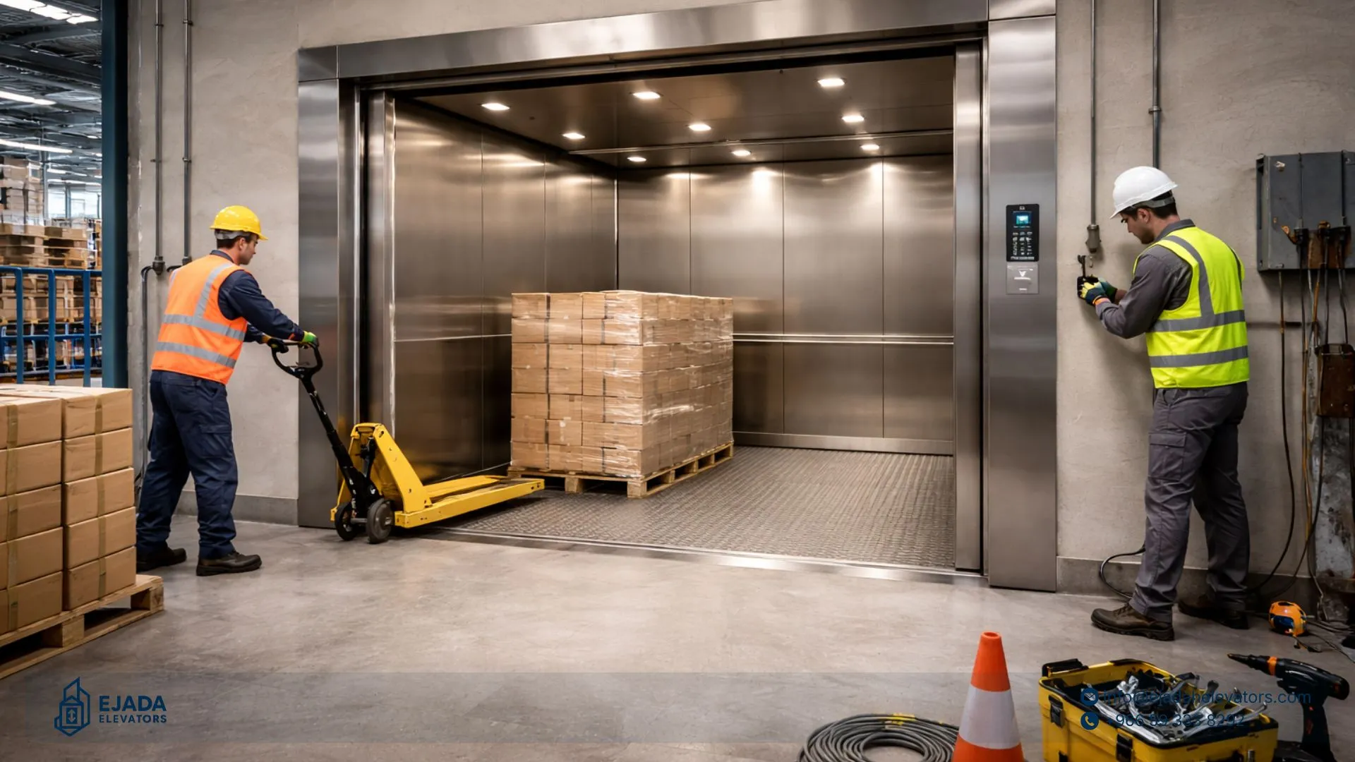 أفضل شركة تركيب مصعد بضائع في السعودية لعام 2026 أفضل شركة تركيب مصعد بضائع في السعودية