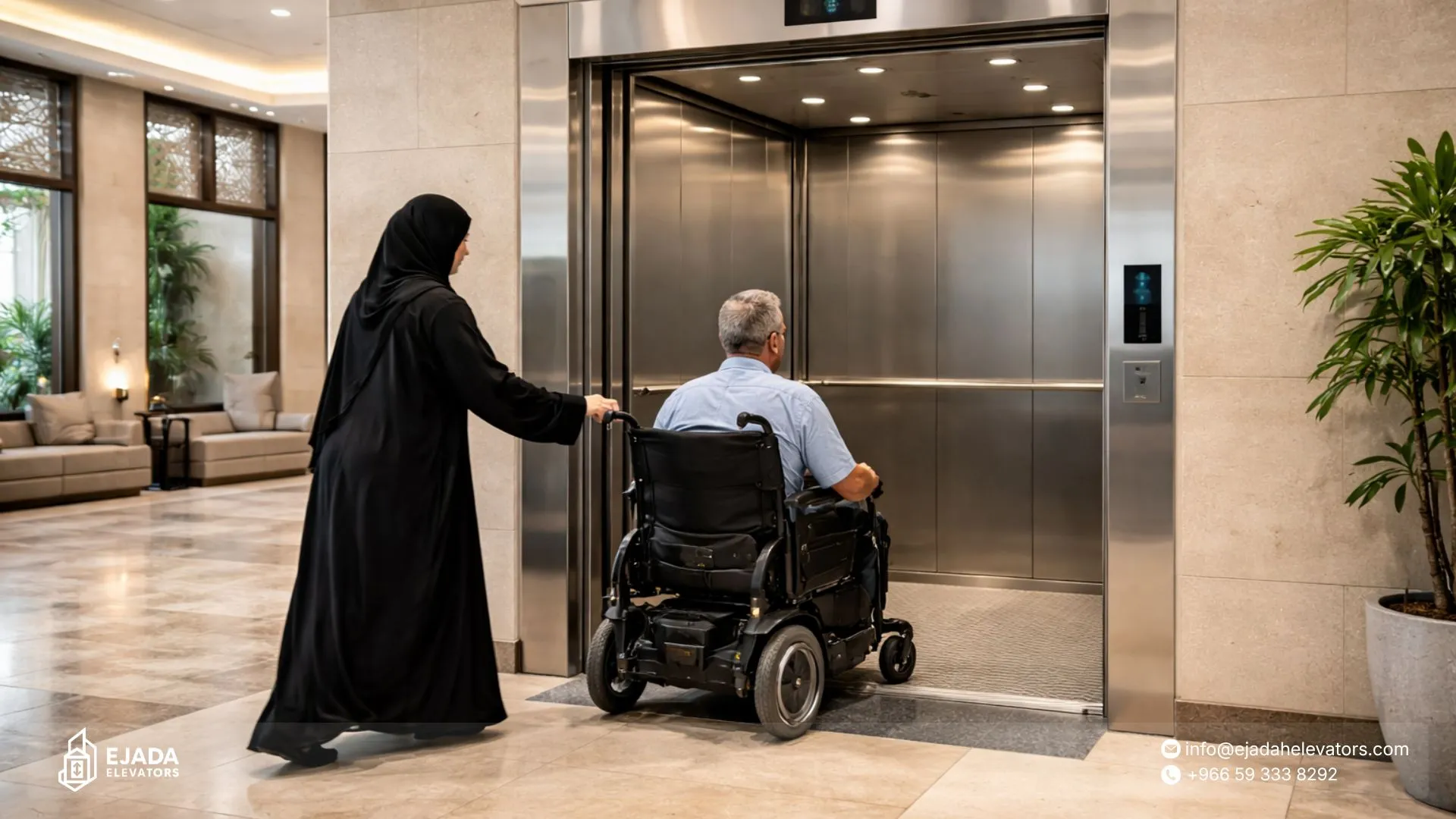 أفضل أنواع مصاعد ذوي الاحتياجات الخاصة في السعودية