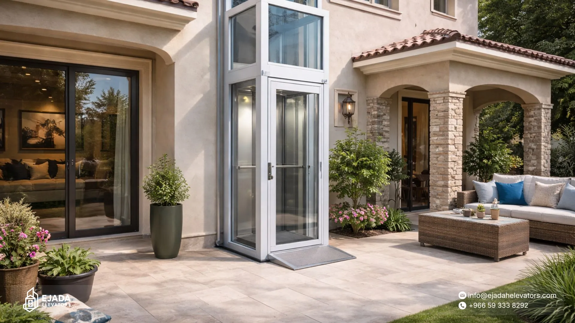 أنواع المصاعد بدون تأسيس المناسبة للفلل في السعودية 