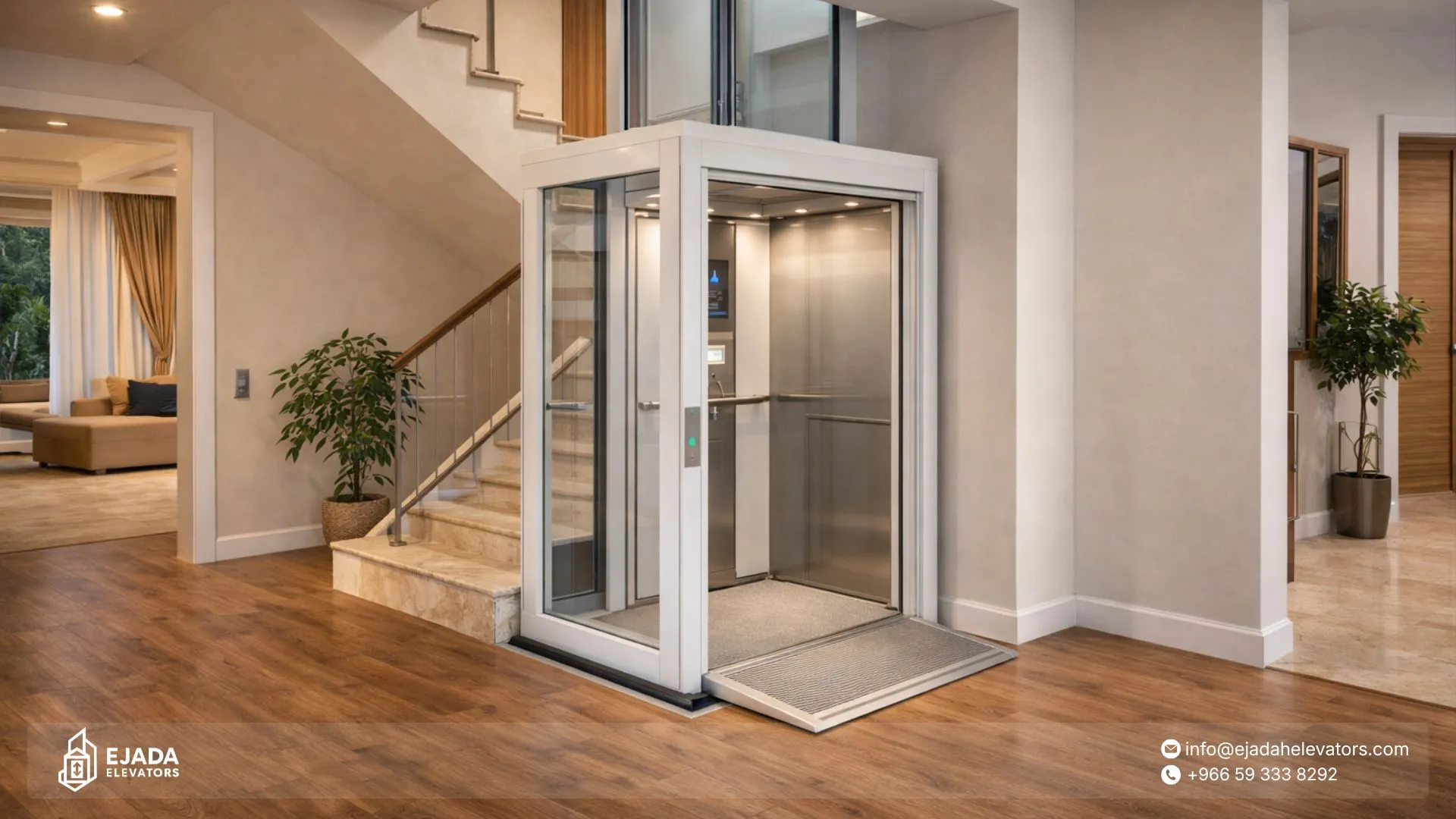 مصعد بدون حفر أو تكسير: كيف يتم التركيب؟ أنواع المصاعد التي تعمل بدون حفر في السعودية